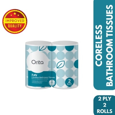 ORITA - Coreless Bathroom Tissue 2 Ply 2 Rolls image