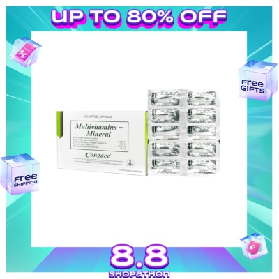 CONZACE Multivitamins + Mineral 1 Softget Capsule (sold per piece)