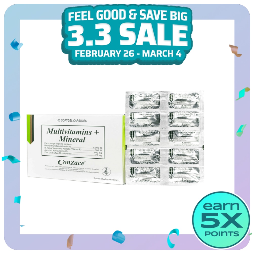 Multivitamins + Mineral 1 Softget Capsule (sold per piece)