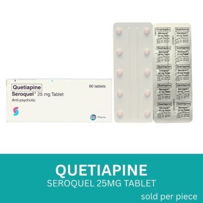 SEROQUEL - Quetiapine fumarate 25mg 1 Tablet [PRESCRIPTION REQUIRED]