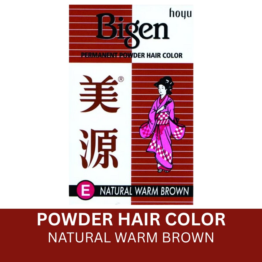 Powder Hair Dye Natural Warm Brown