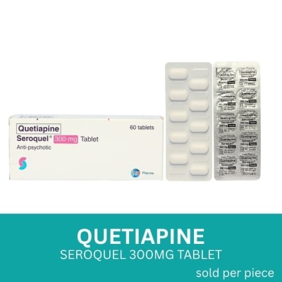 SEROQUEL - Quetiapine fumarate 300mg 1 Tablet [PRESCRIPTION REQUIRED]