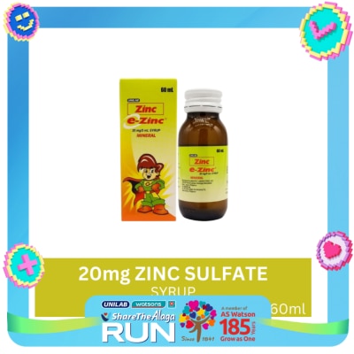 E ZINC Zinc Sulfate 60ml