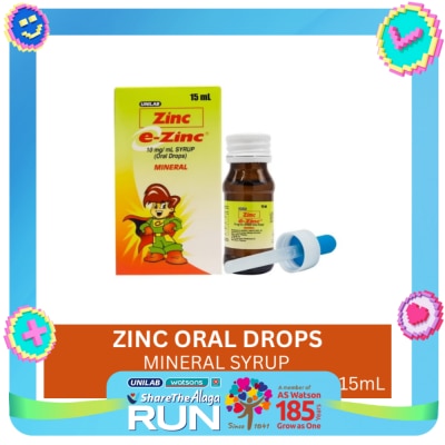E ZINC Drops 27.5mg/ml 15ml