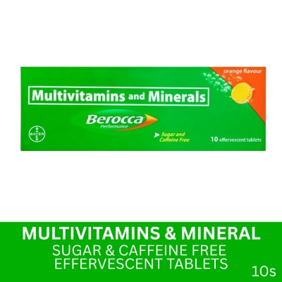 BEROCCA Berocca Effervescent Tablet Orange Flavor 10s