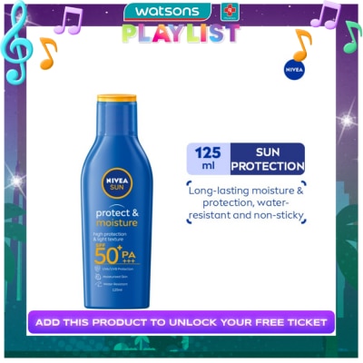 NIVEA Sun Protect & Moisture Lotion with SPF 50 75ml