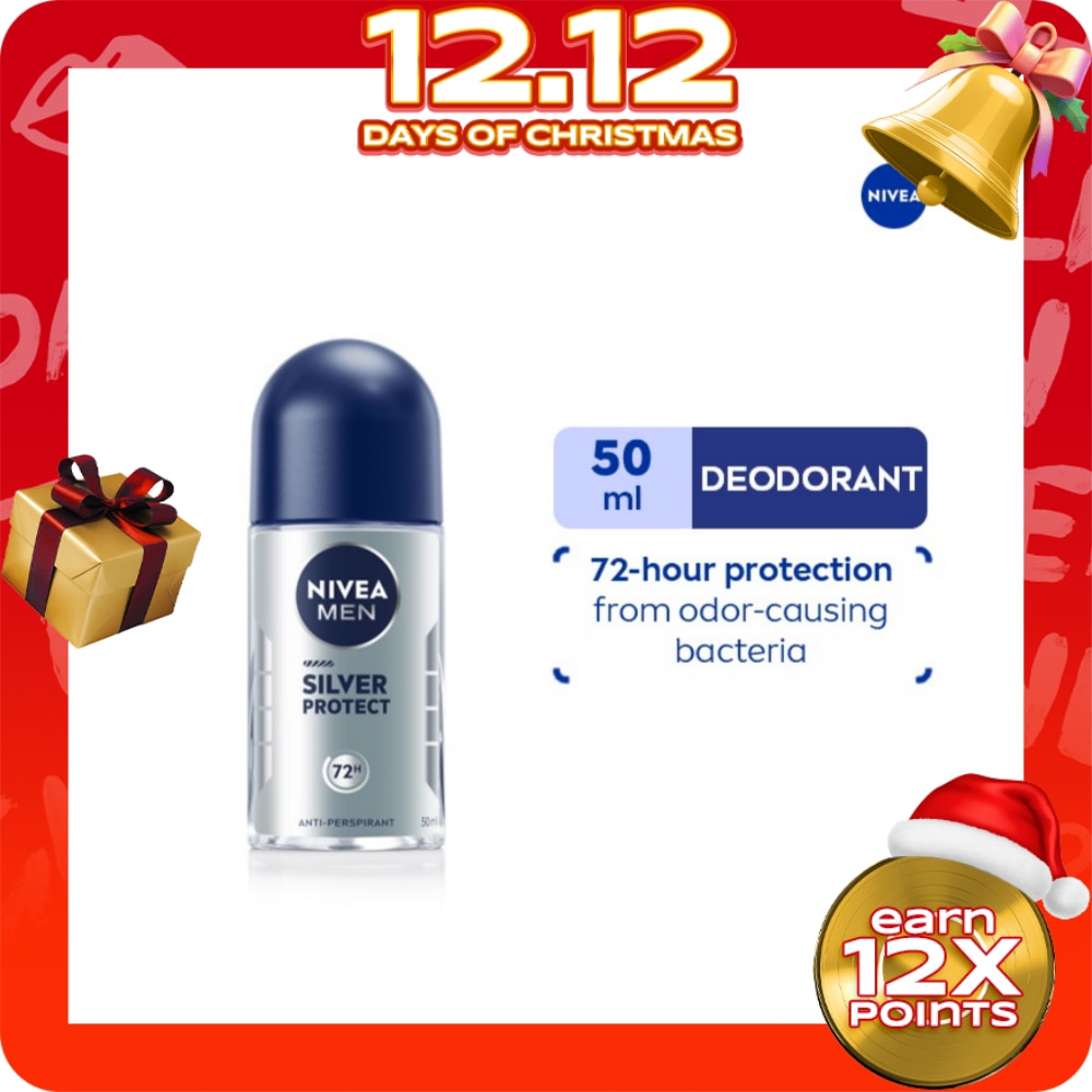 Men Deodorant Silver Protect Anti-Perspirant Roll-on 50ml