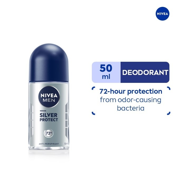 Men Deodorant Silver Protect Anti-Perspirant Roll-on 50ml
