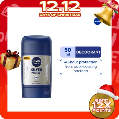 NIVEA Men Deodorant Silver Protect Anti-Perspirant Stick 40ml