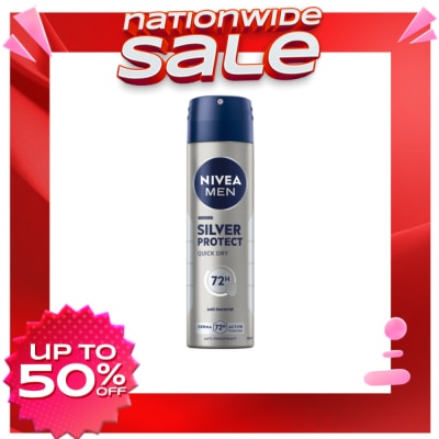 NIVEA Men Deodorant Silver Protect Anti-Perspirant Spray 150ml