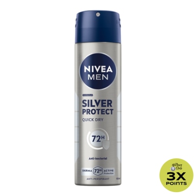 NIVEA Men Deodorant Silver Protect Anti-Perspirant Spray 150ml