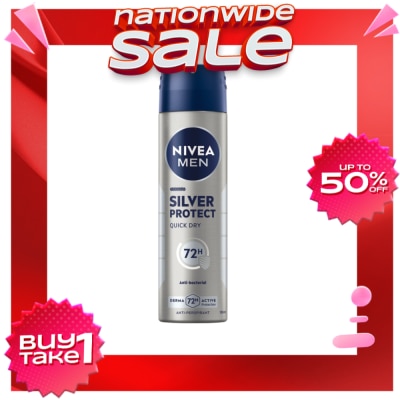 NIVEA Men Deodorant Silver Protect Anti-Perspirant Spray 150ml