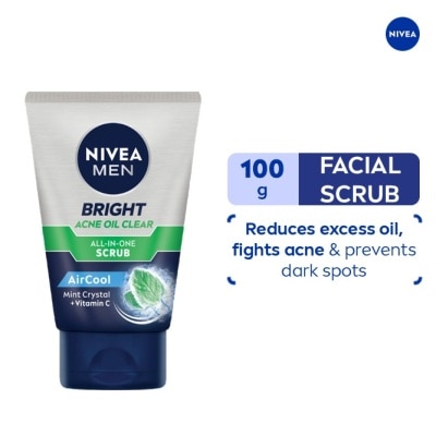 NIVEA NIVEA Men Brightening Acne Scrub 100g