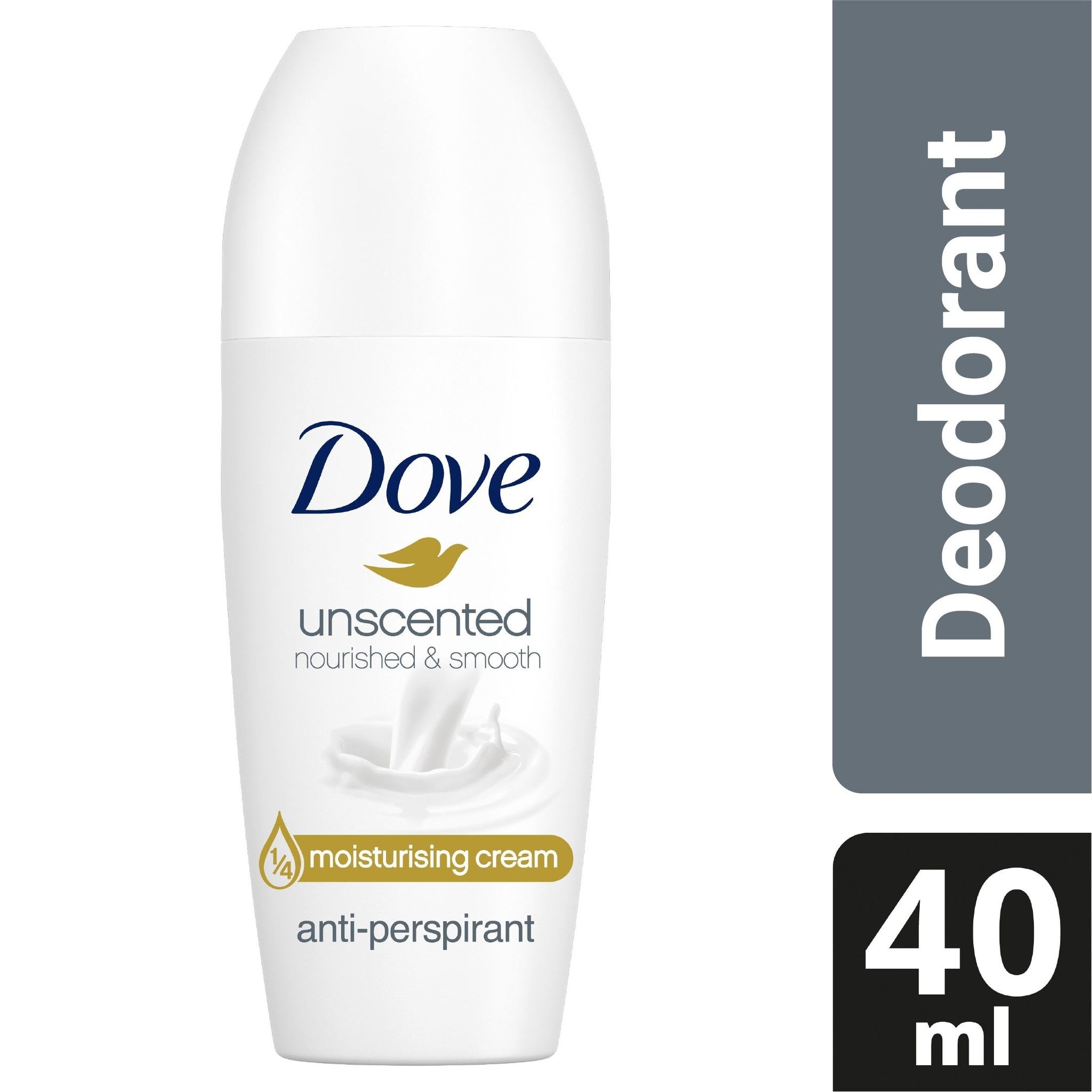 Dove Deodorant Roll On Unscented 40ml