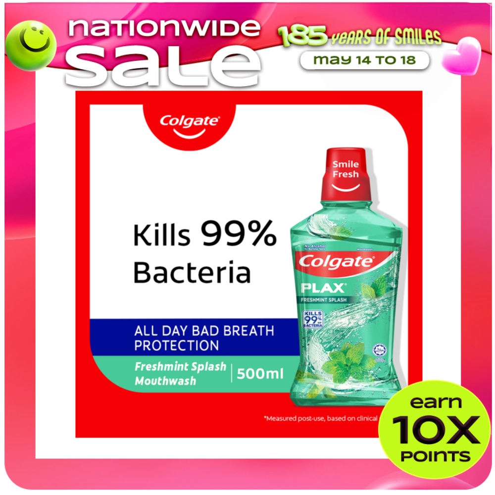 Plax Fresh Mouthwash 500ml