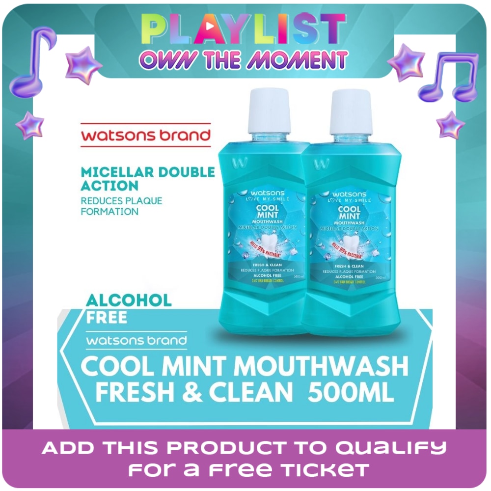 Cool Mint Mouthwash Alcohol Free 500ml