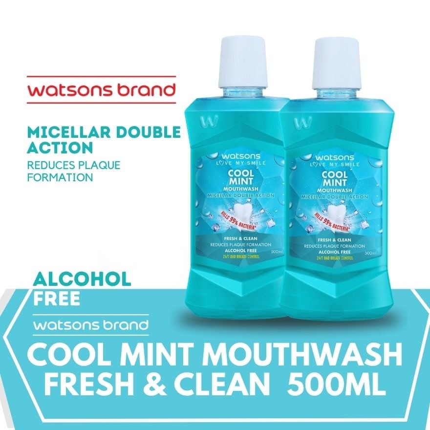 Cool Mint Mouthwash Alcohol Free 500ml