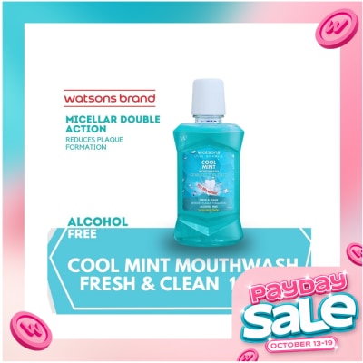 WATSONS Cool Mint Mouthwash 100ml image