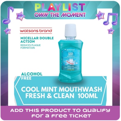 WATSONS - Cool Mint Mouthwash 100ml