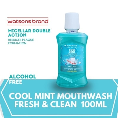 WATSONS Cool Mint Mouthwash 100ml