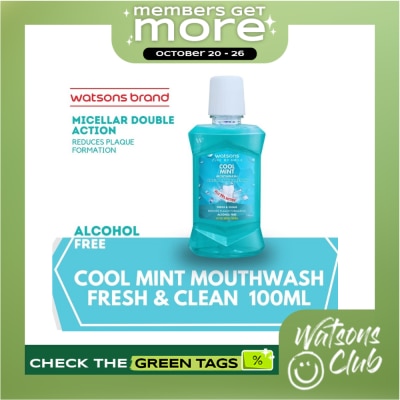 WATSONS Cool Mint Mouthwash 100ml image