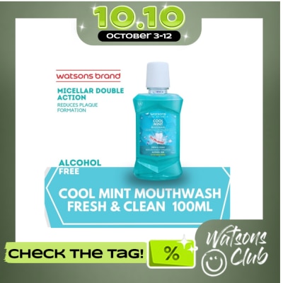 WATSONS Cool Mint Mouthwash 100ml image