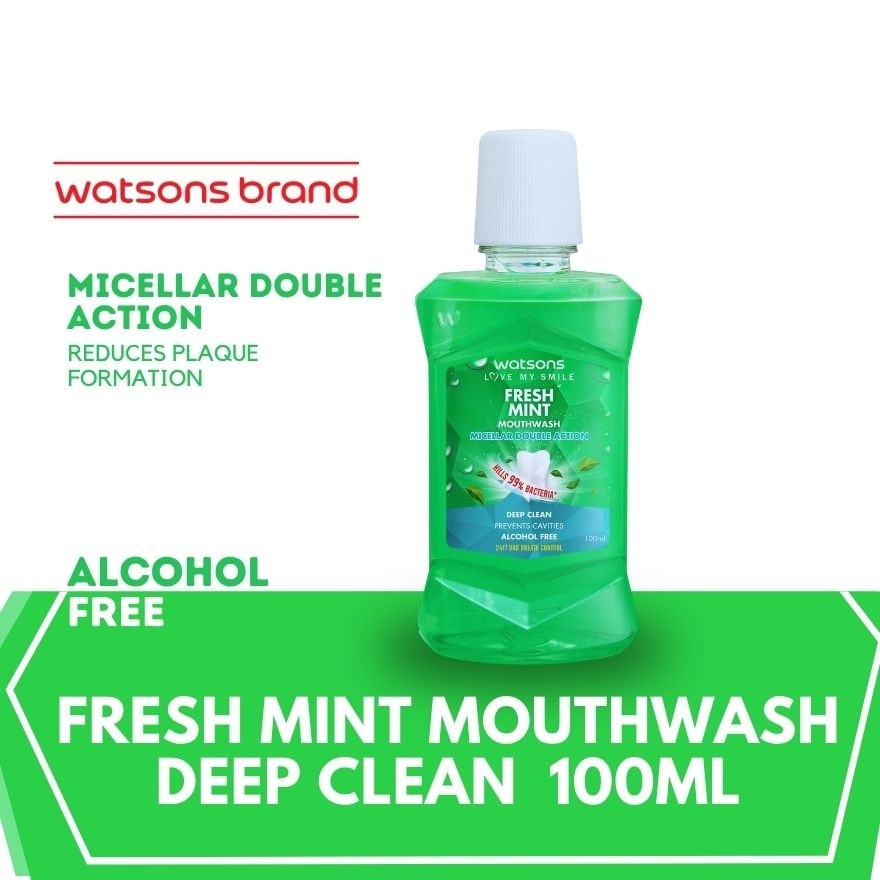 Fresh Mint Mouthwash Deep Clean 100ml