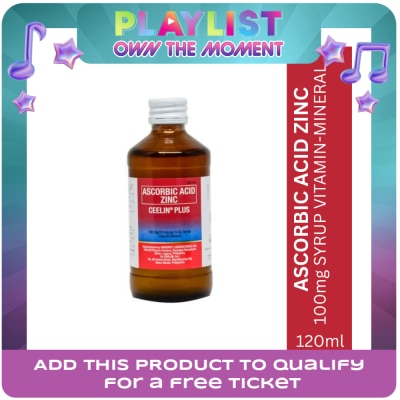 CEELIN - Ascorbic Acid + Zinc Syrup 120ml