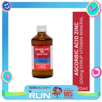 CEELIN Ascorbic Acid + Zinc Syrup 120ml
