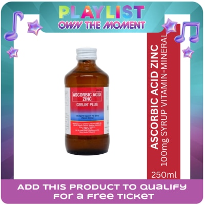 CEELIN - Ascorbic Acid + Zinc Syrup 250ml