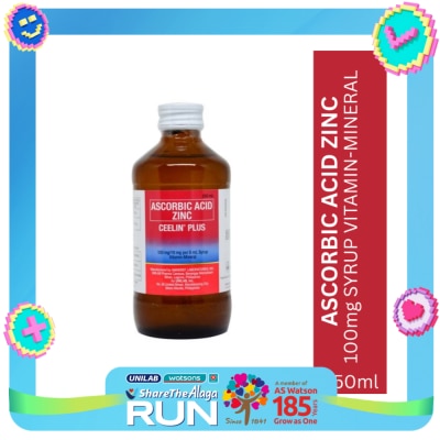 CEELIN Ascorbic Acid + Zinc Syrup 250ml