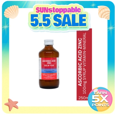 CEELIN - Ascorbic Acid + Zinc Syrup 250ml