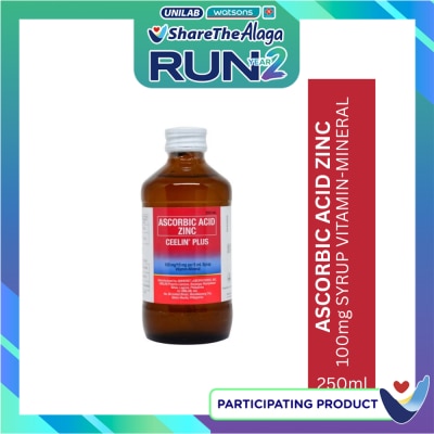 CEELIN Ascorbic Acid + Zinc Syrup 250ml image
