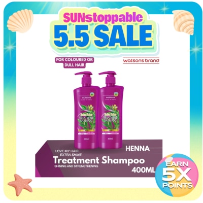 WATSONS - Henna Extract Treatment Shampoo 400ml