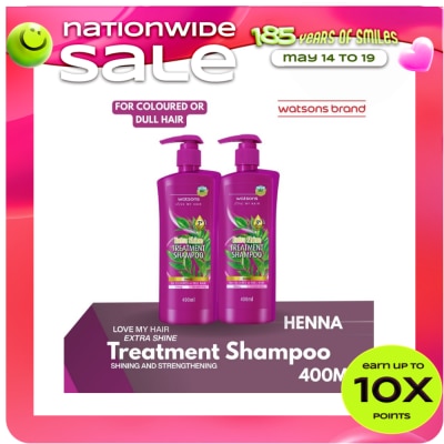 WATSONS - Henna Extract Treatment Shampoo 400ml