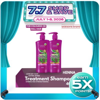 WATSONS - Henna Extract Treatment Shampoo 400ml