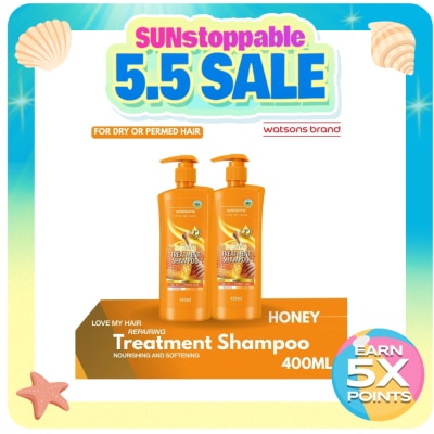 WATSONS - Honey Treatment Shampoo 400ml
