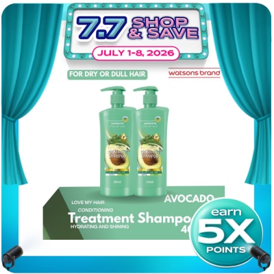 WATSONS - Avocado Extract Treatment Shampoo 400ml