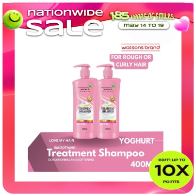 WATSONS - Yoghurt Extract Treatment Shampoo 400ml