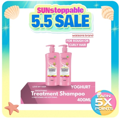 WATSONS - Yoghurt Extract Treatment Shampoo 400ml
