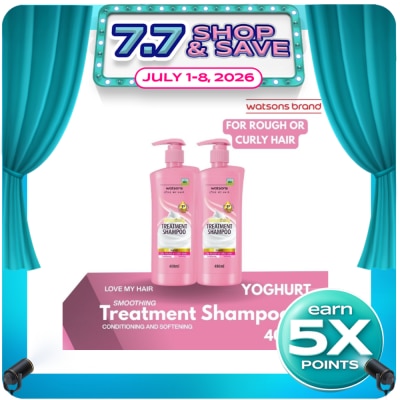 WATSONS - Yoghurt Extract Treatment Shampoo 400ml