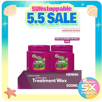 WATSONS - Henna Extract Treatment Wax 500ml
