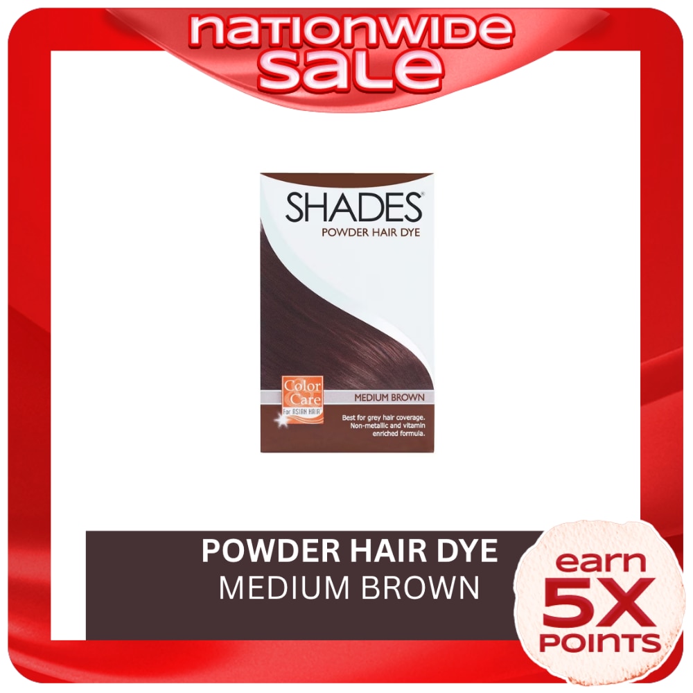 Hair Dye Medium Brown 9g