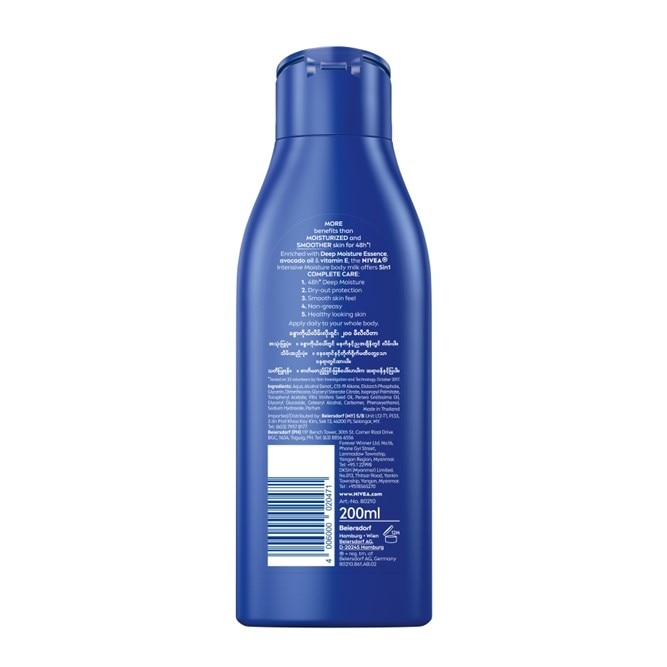 Body Lotion Intensive Moisture Body Milk for dry skin 250ml