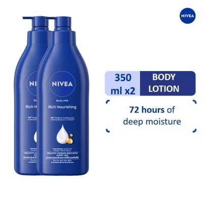NIVEA - NIVEA Body Milk Rich Nourishing Lotion 350ml image
