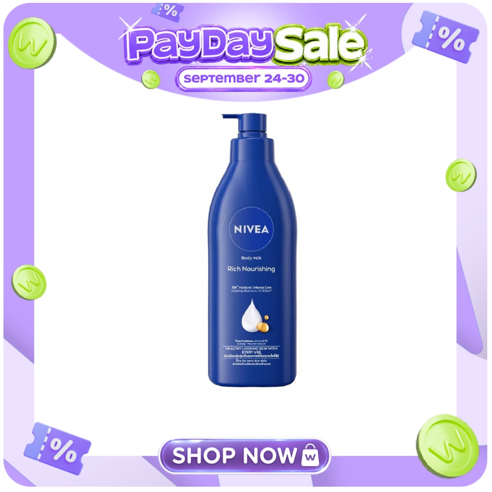 NIVEA Body Milk Rich Nourishing Lotion 350ml image