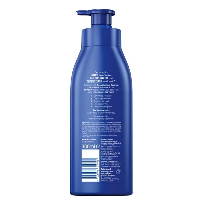 Body Lotion Intensive Moisture Body Milk for dry skin 400ml