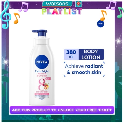 NIVEA NIVEA Body Extra Bright Radiant & Smooth Lotion with UV Filter 380ml
