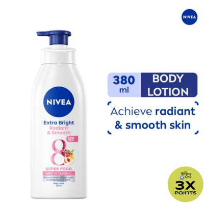NIVEA NIVEA Body Extra Bright Radiant & Smooth Lotion with UV Filter 380ml