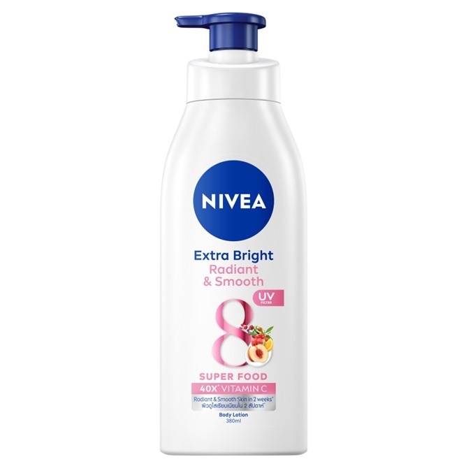 NIVEA Body Extra Bright Radiant & Smooth Lotion with UV Filter 380ml